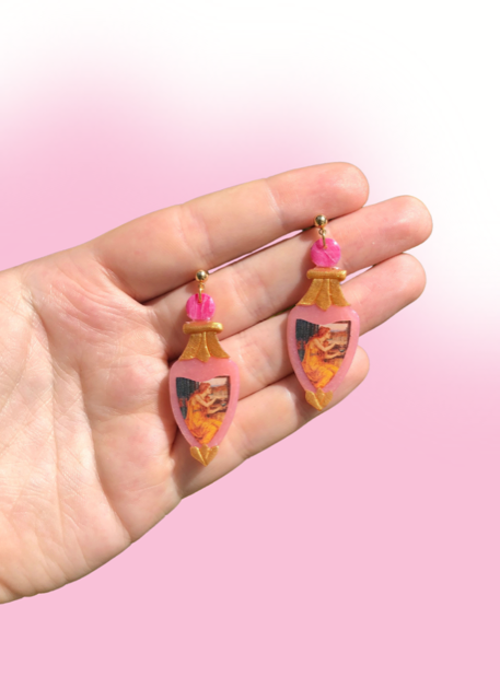 Evelyn De Morgan The Love Potion Potion Bottle Earrings