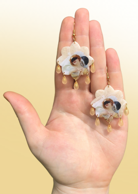 Guillaume Seignac Pierrot's Embrace Earrings